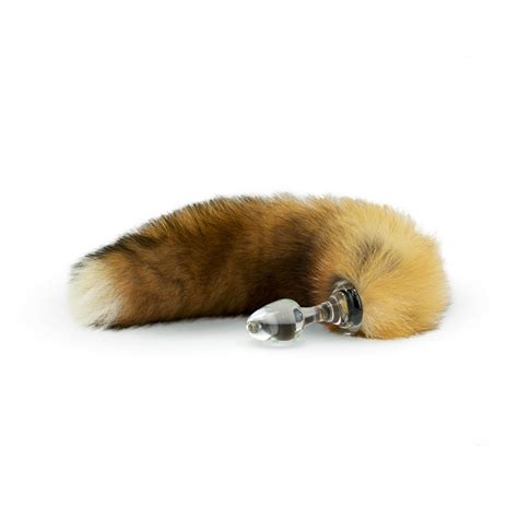 Red Fox Real Fur Tail Plug – CrystalDelights